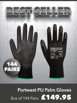 PU Palm Gloves - Box of 144 Pairs